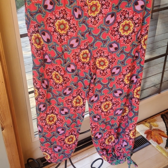 Anthropologie Joanie Boho Harem Colorful Sz. XS Pants Made in India - Picture 7 of 13